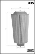 LUCAS FILTERS lfaf266 -  Воздушный фильтр